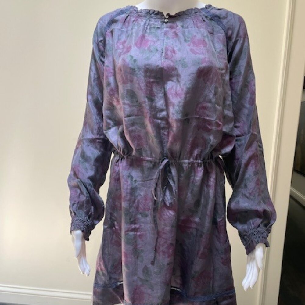 NWT Textile Elizabeth and James Laeticia Dress Silk Floral Size M
